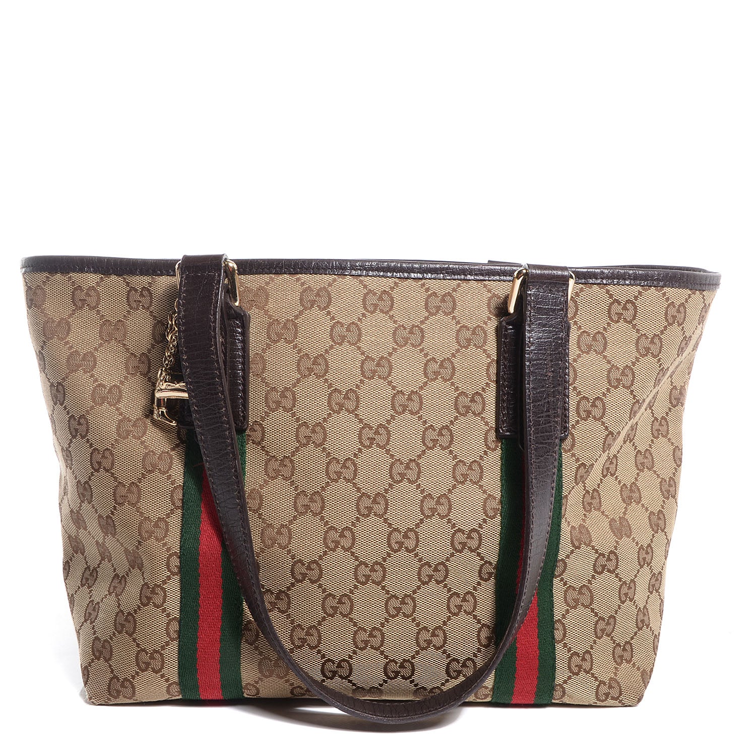 Gucci Monogram Jolicoeur Medium Tote Dark Brown 1 of 8