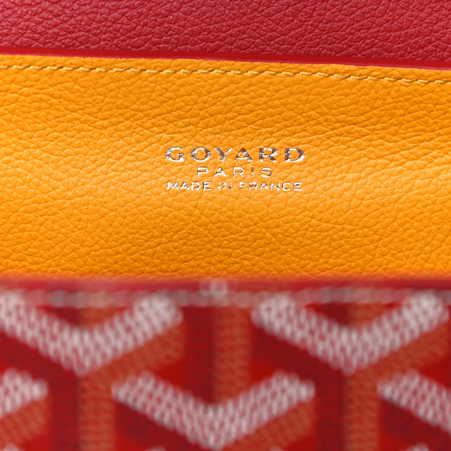 Goyardine Saigon Mini Red