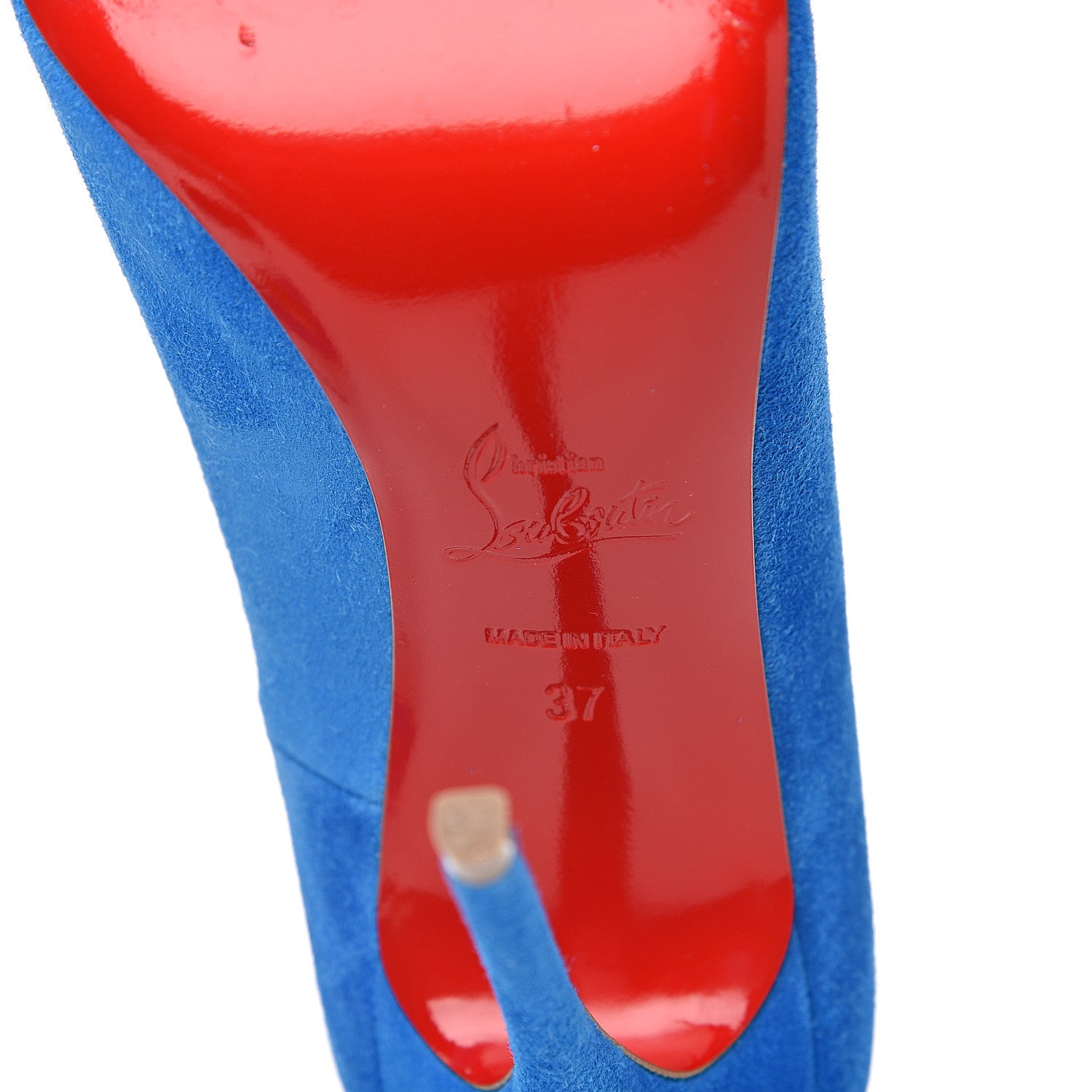 Christian Louboutin Veau Velours So Kate 120 Pumps 37 Piscine 7 of 10
