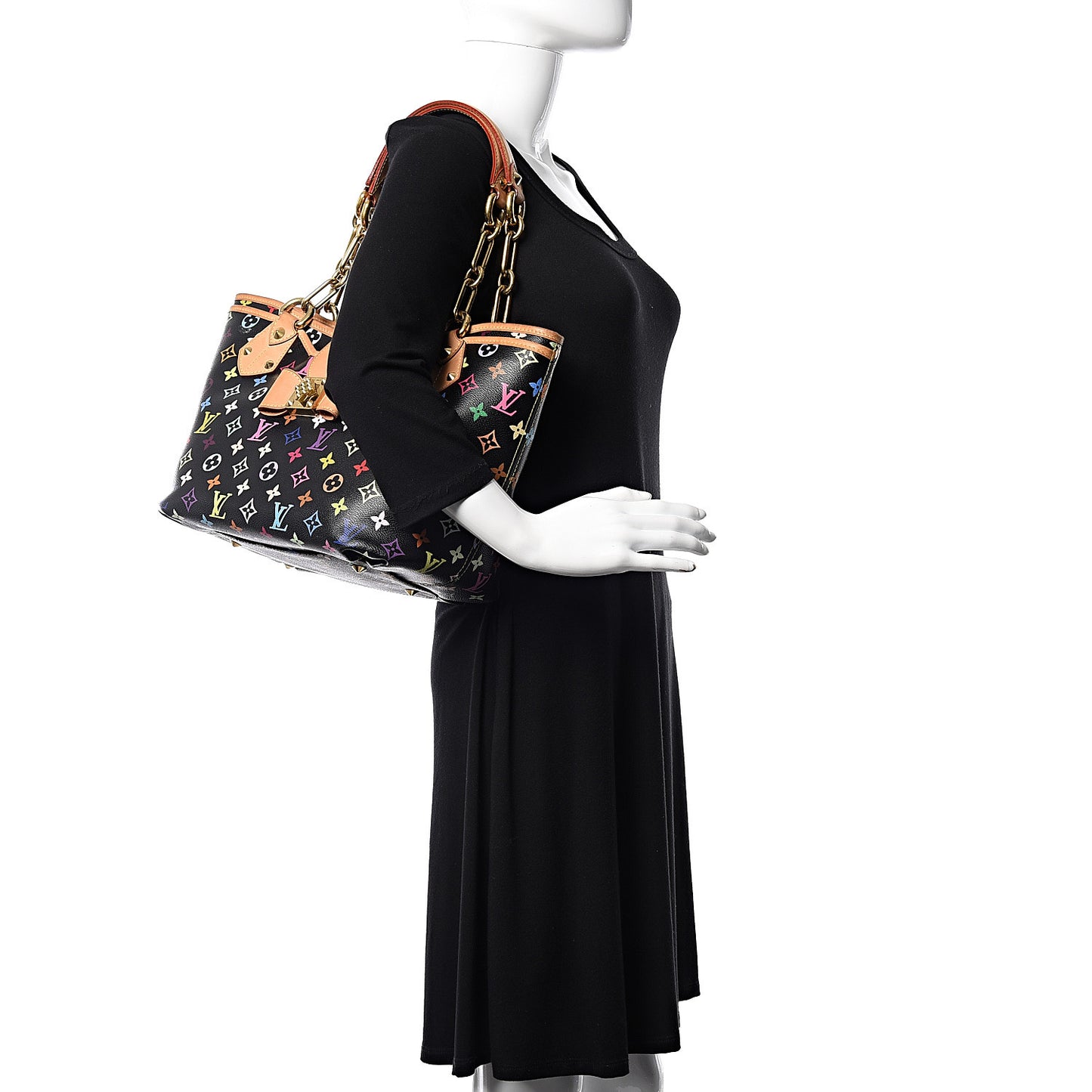 Monogram Multicolor Annie GM Black