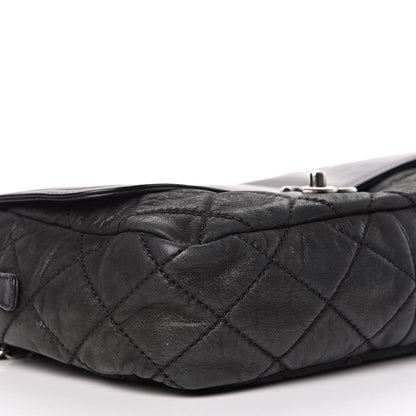 Chanel Iridescent Calfskin Medium In the Mix Flap Black 14 of 17