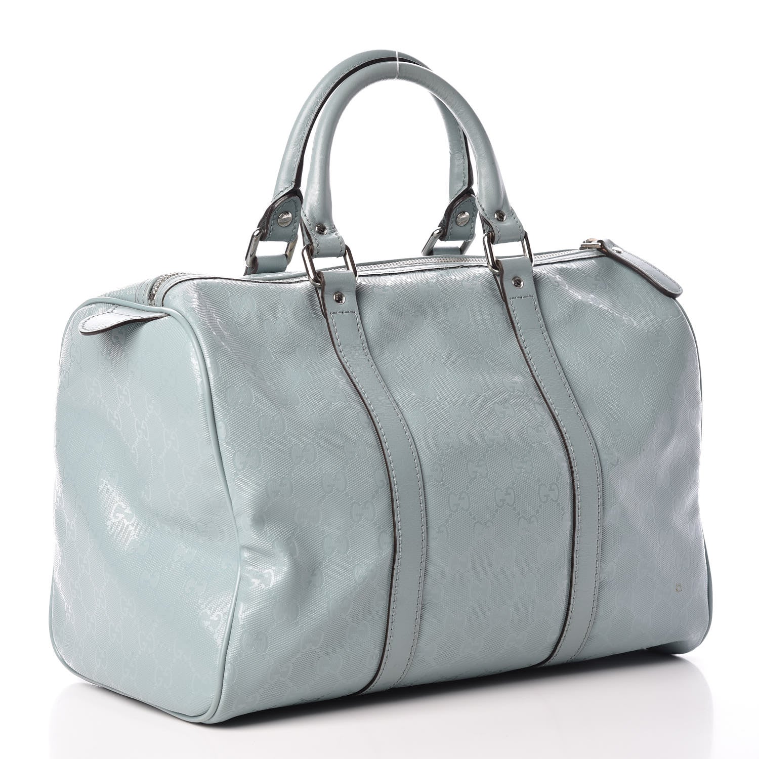 Gucci Imprime Monogram Medium Joy Boston Light Blue 3 of 9