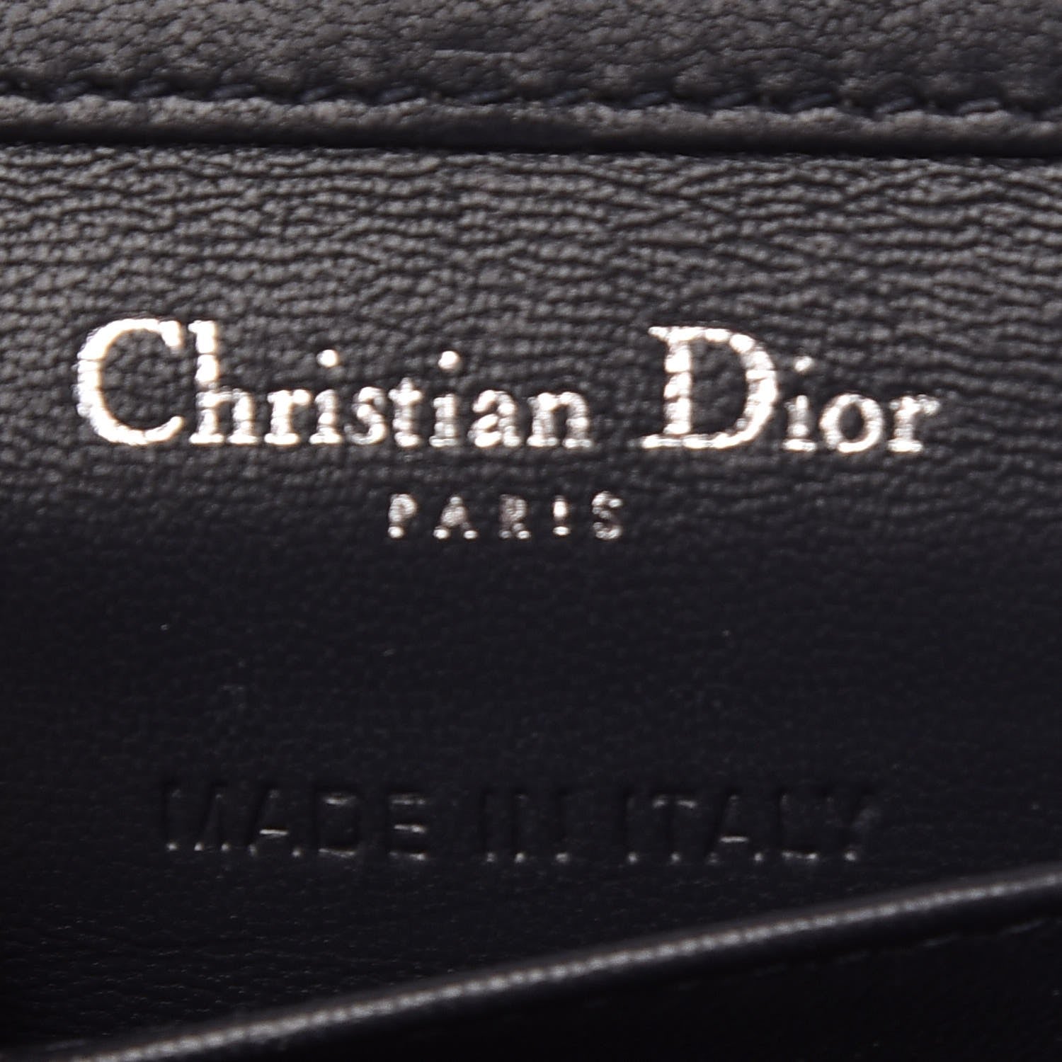 Christian Dior Metallic Patent Micro-Cannage Baby Diorama Flap Bag Silver 7 of 10