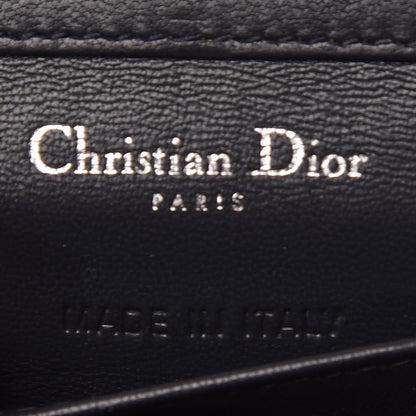 Christian Dior Metallic Patent Micro-Cannage Baby Diorama Flap Bag Silver 7 of 10