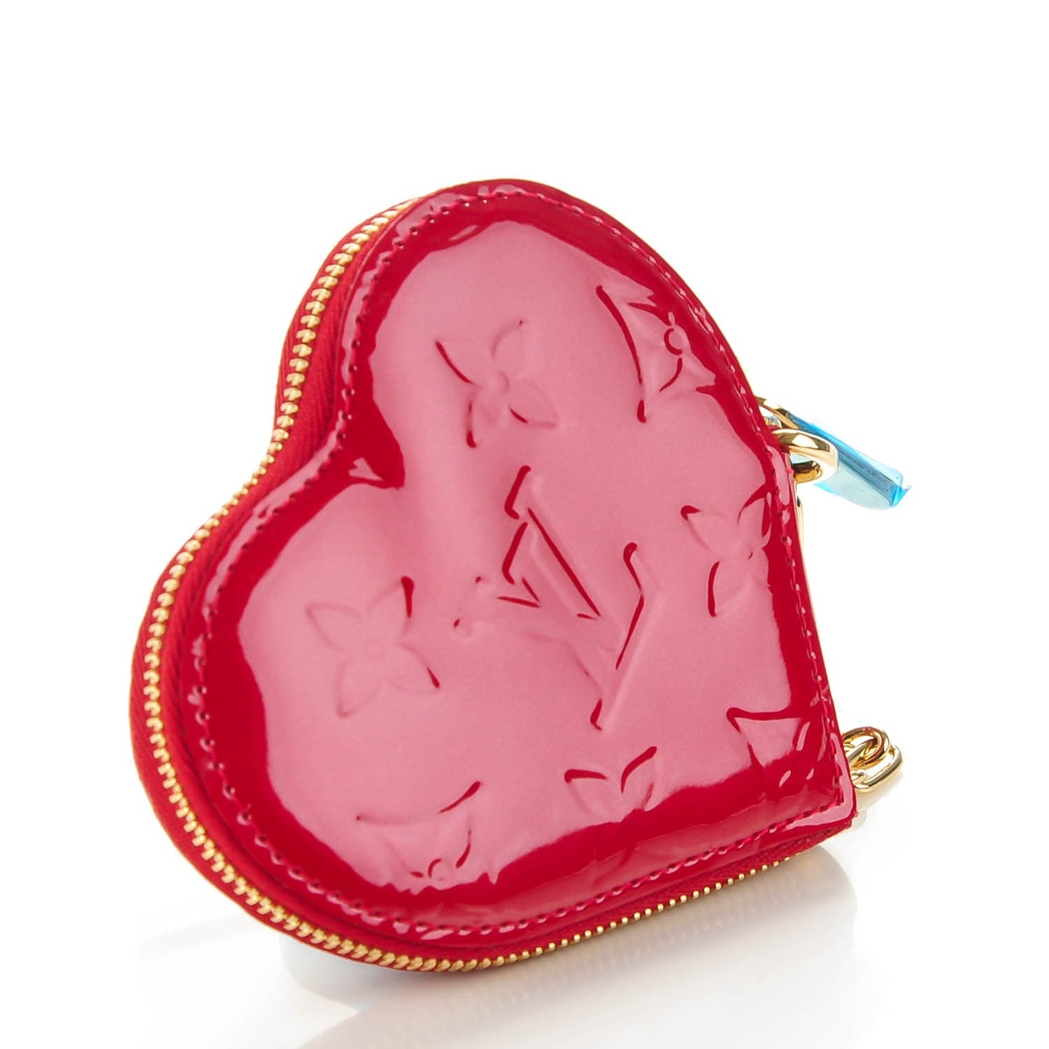 Louis Vuitton Vernis Coeur Heart Coin Purse Pomme D'Amour 3 of 7