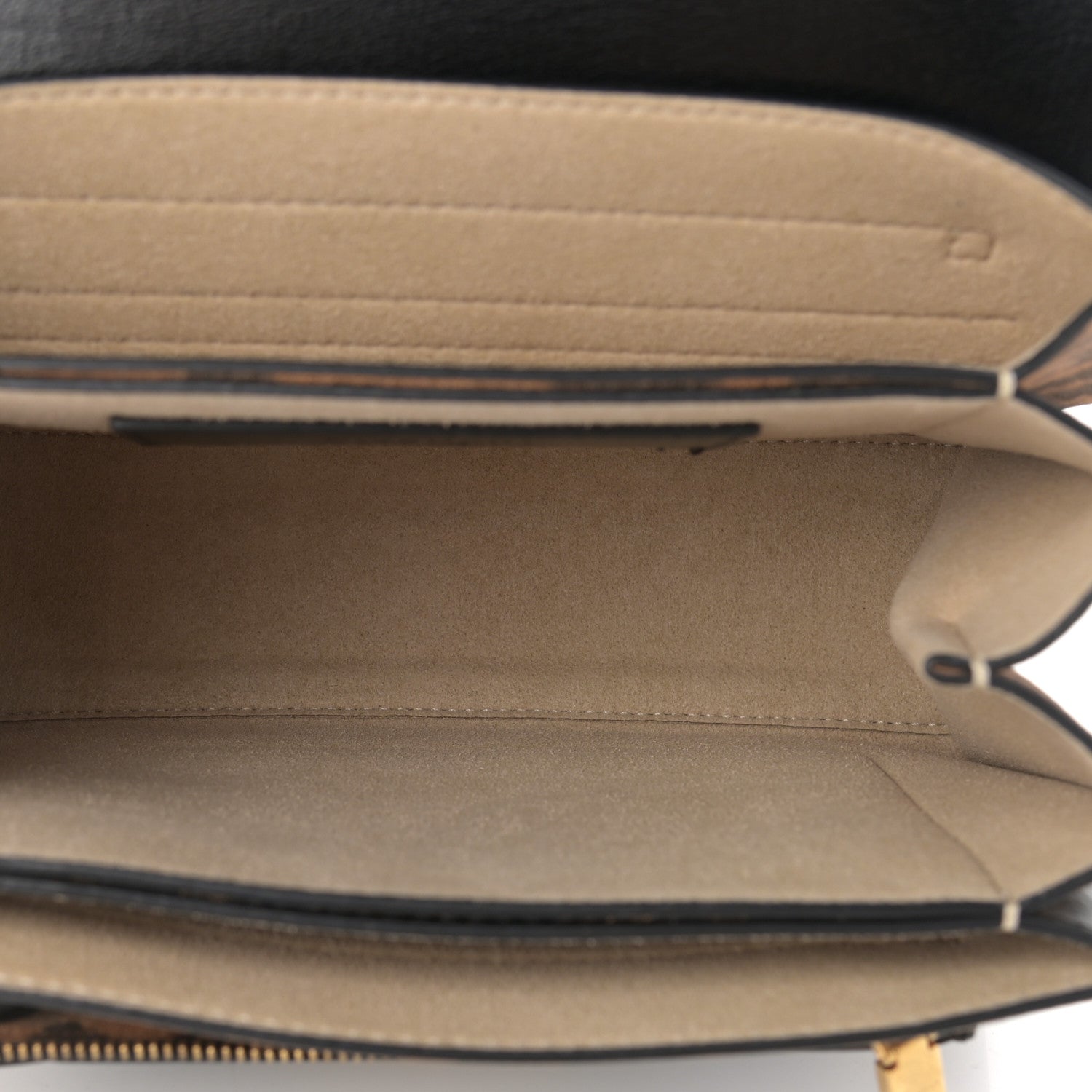 Givenchy Calfskin Suede Leopard Print Small GV3 Shoulder Bag Black Chestnut 5 of 12