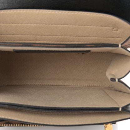 Givenchy Calfskin Suede Leopard Print Small GV3 Shoulder Bag Black Chestnut 5 of 12