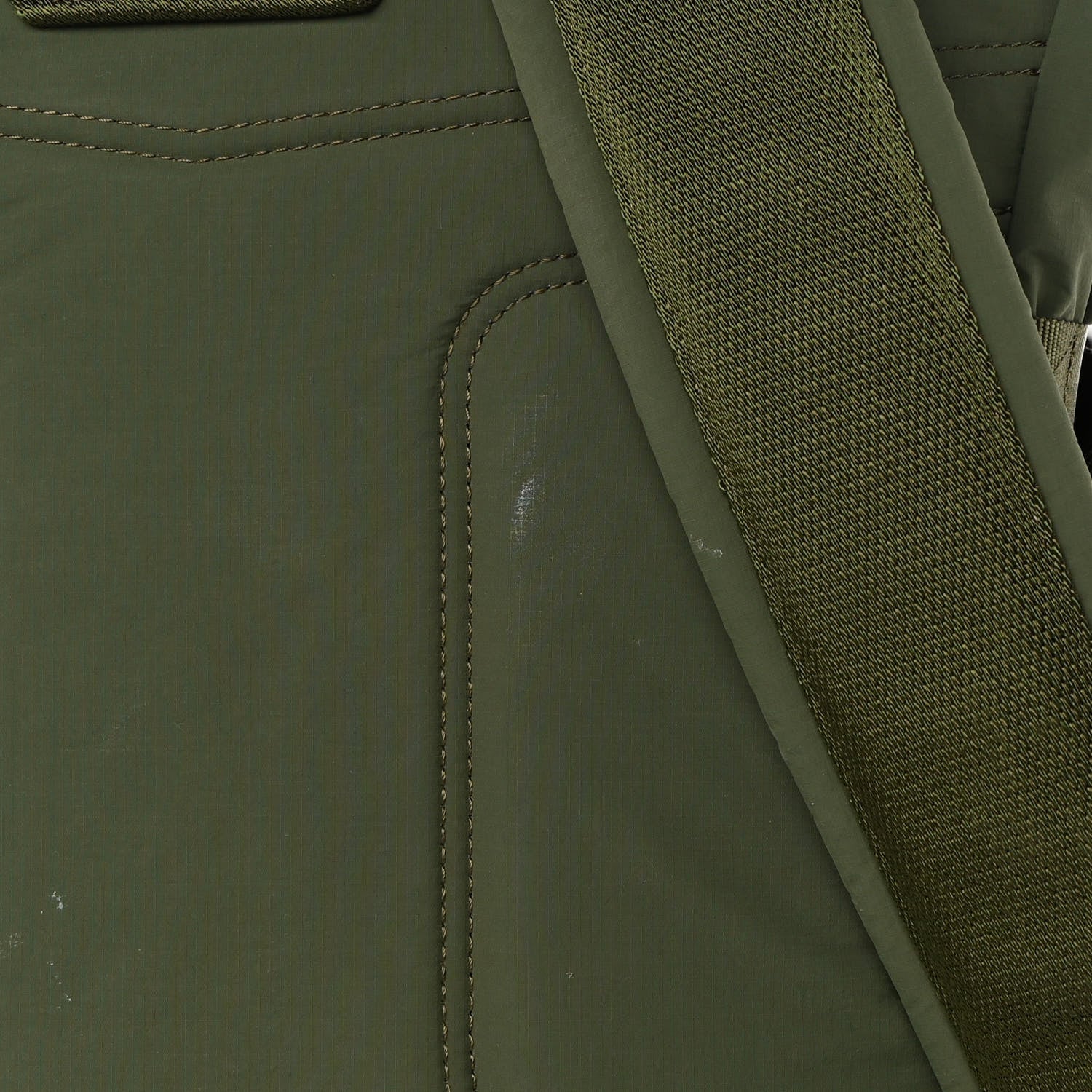 Loewe Recycled Nylon Eye/LOEWE/Nature Roll Top Backpack Khaki Green 13 of 15