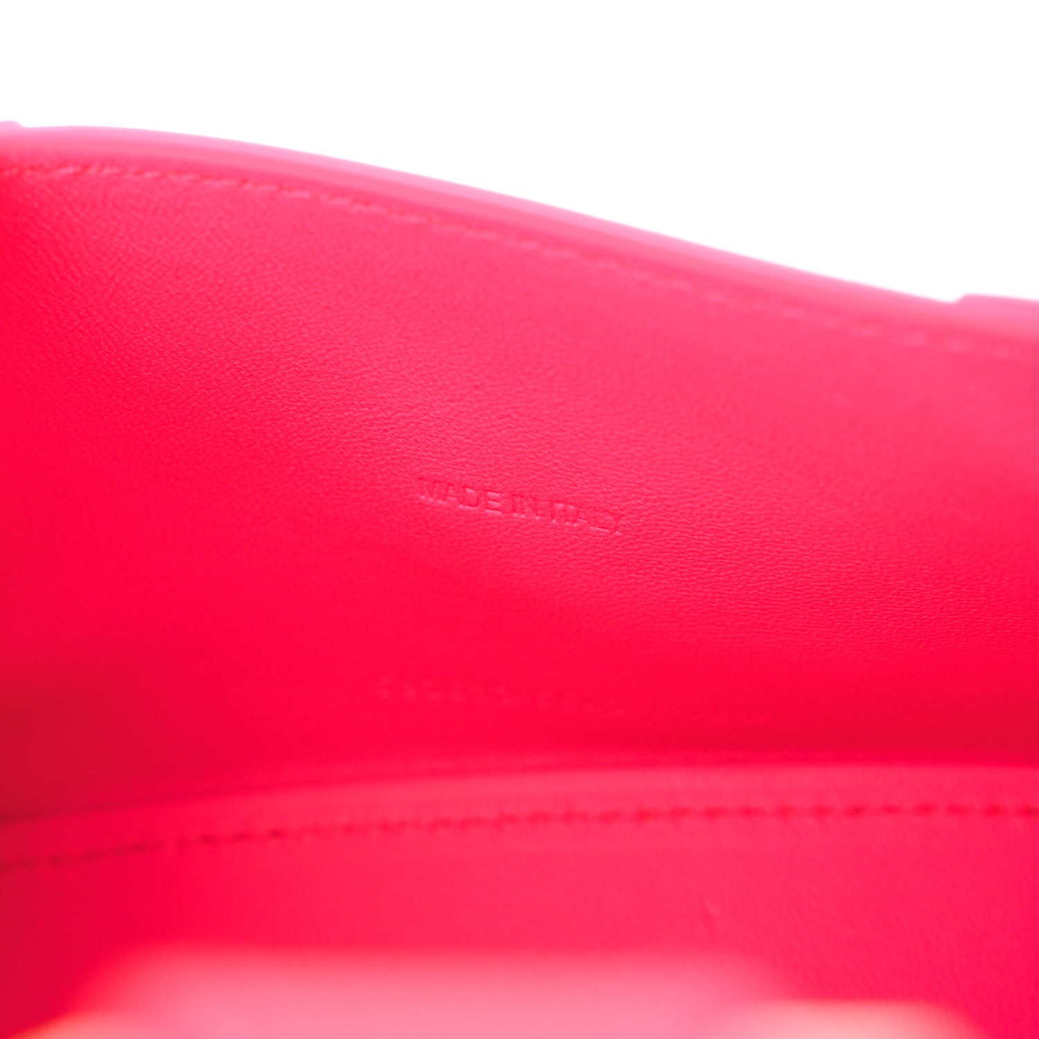 Balenciaga Shiny Box Calfskin Hourglass Top Handle Bag XS Fluo Pink 8 of 12