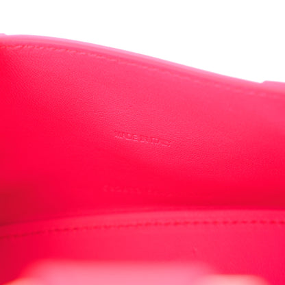 Balenciaga Shiny Box Calfskin Hourglass Top Handle Bag XS Fluo Pink 8 of 12