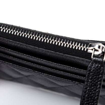 Chanel Caviar Quilted CC Zip Card Holder Black 20 of 22