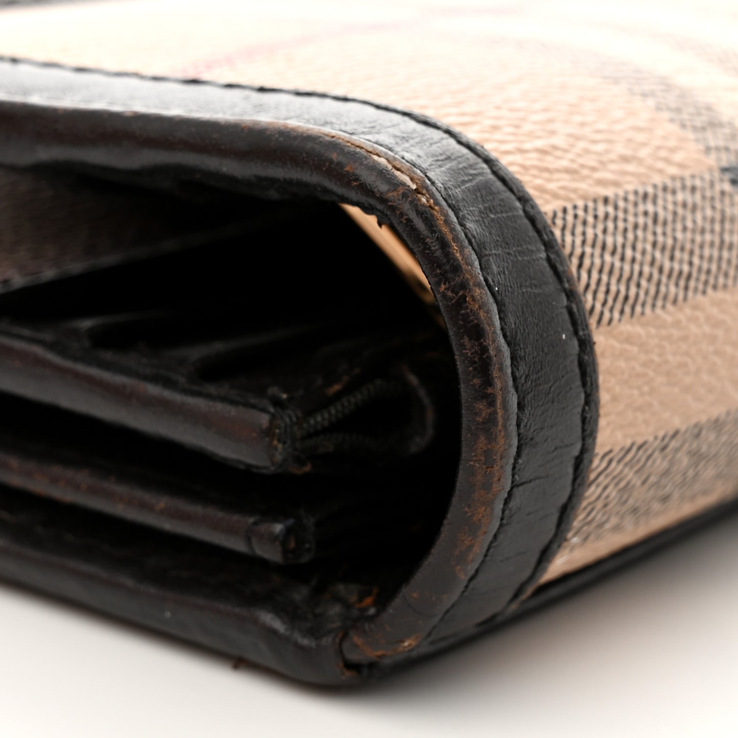 Haymarket Check Penrose Continental Wallet Brown