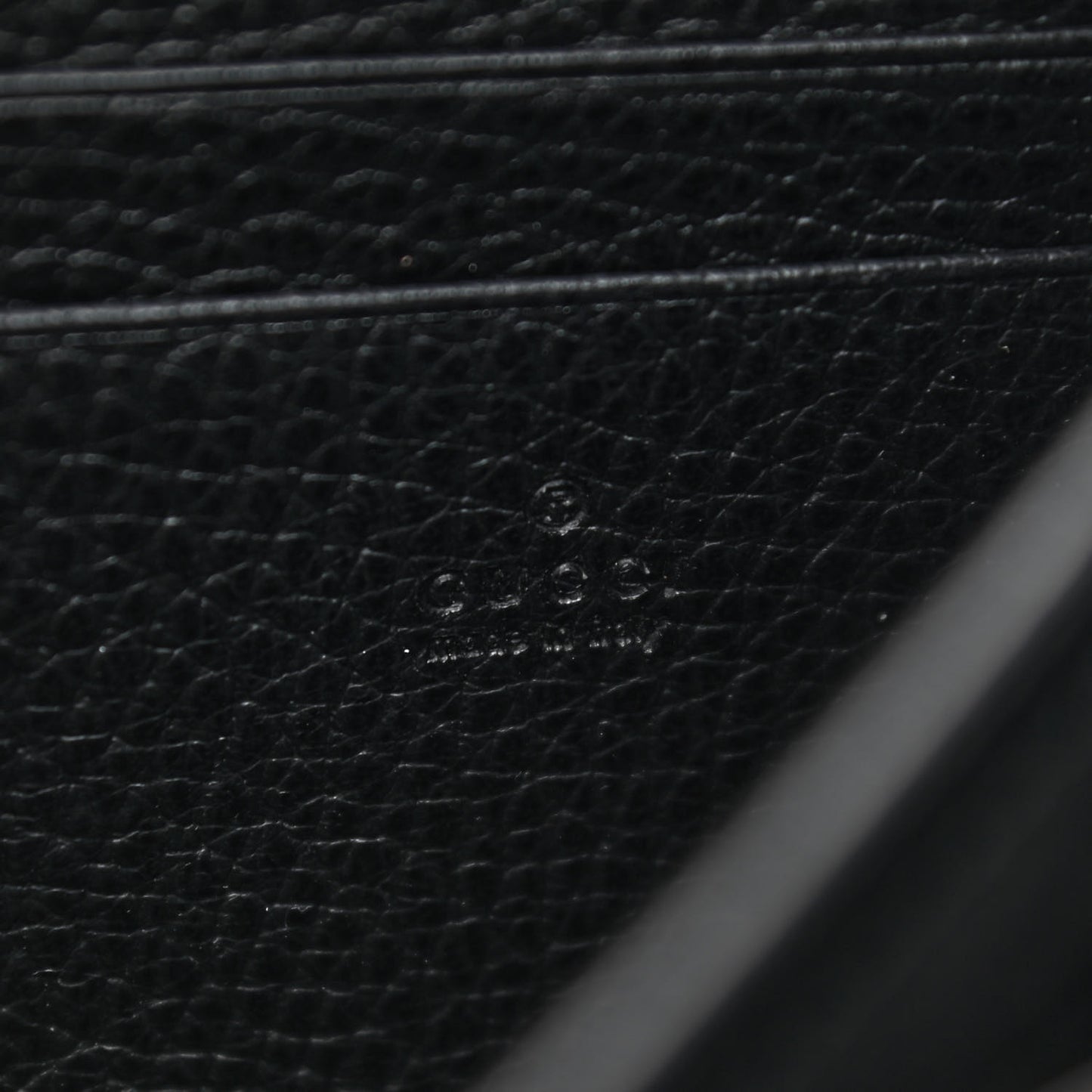 Calfskin Mini Dionysus Chain Wallet Black