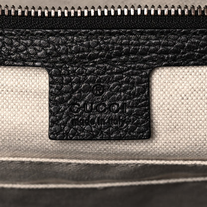 Gucci Dollar Calfskin GG Marmont Briefcase Black 6 of 13