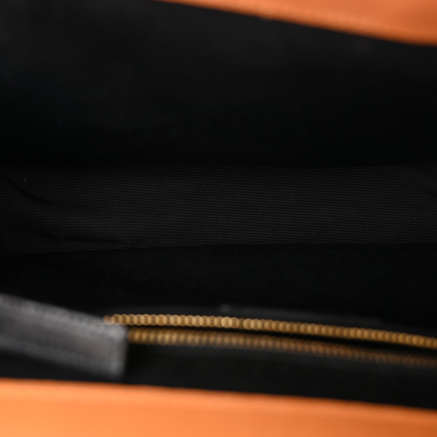 Saint Laurent Smooth Calfskin Matelasse Chevron Large Monogram Satchel Brown 8 of 12