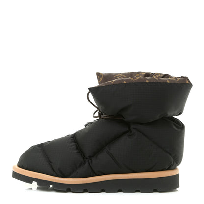 Louis Vuitton Nylon Monogram Pillow Comfort Ankle Boot 40 Black 1 of 14