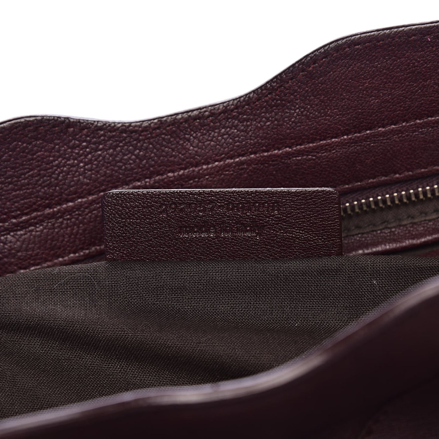 Sheepskin Small Cabas ChYc Plum