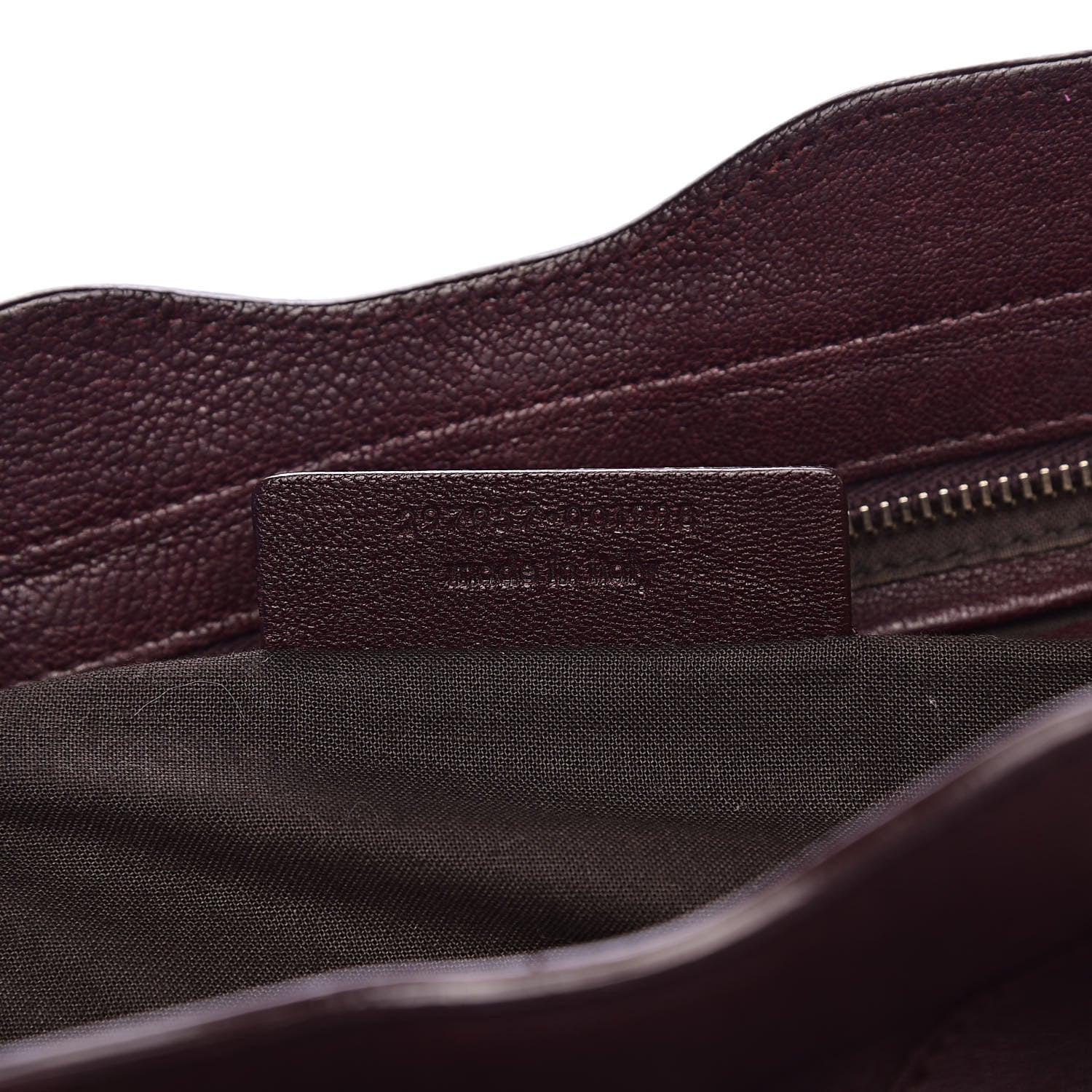 Saint Laurent Sheepskin Small Cabas ChYc Plum 7 of 17