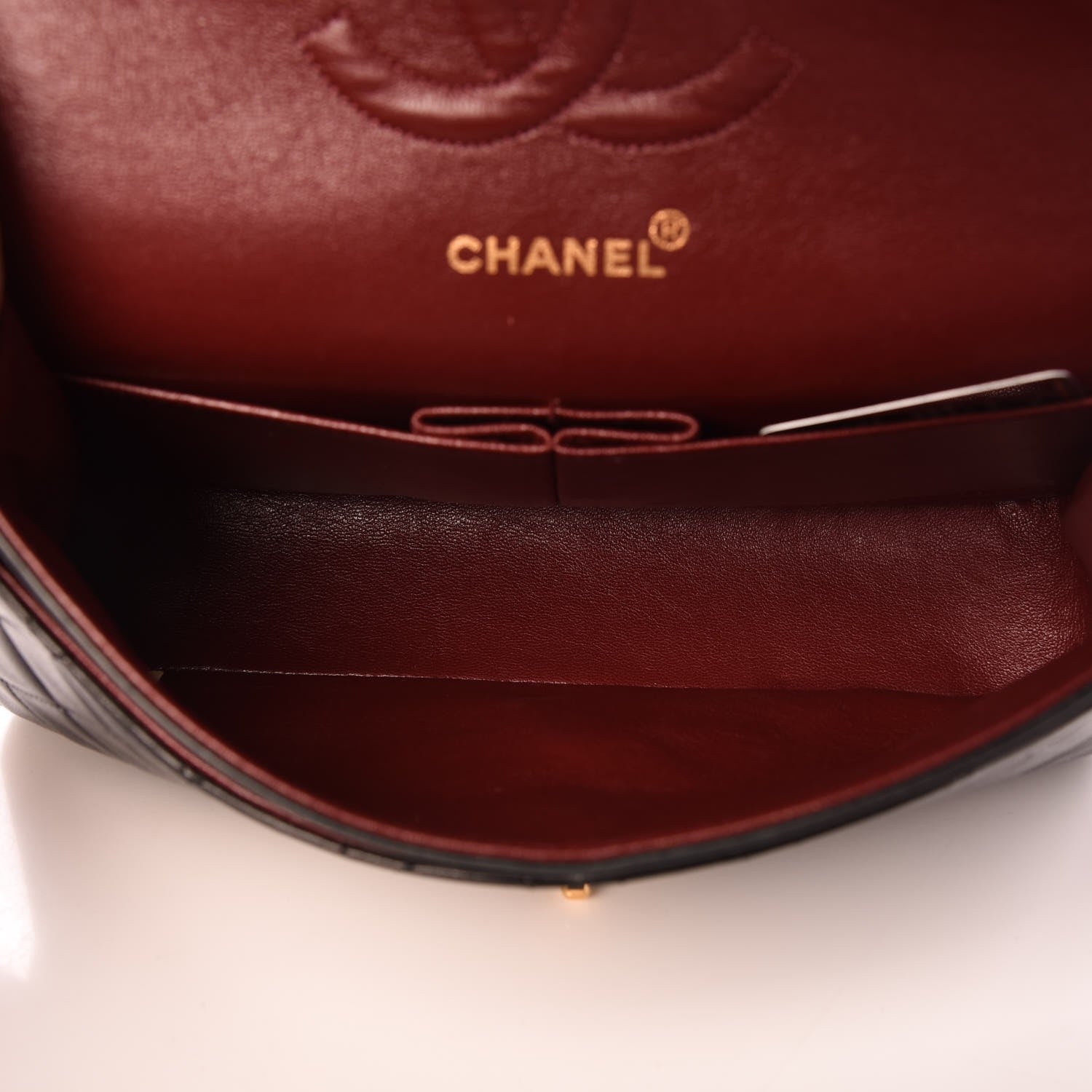 Chanel Lambskin Quilted Medium Double Flap Black 6 of 14