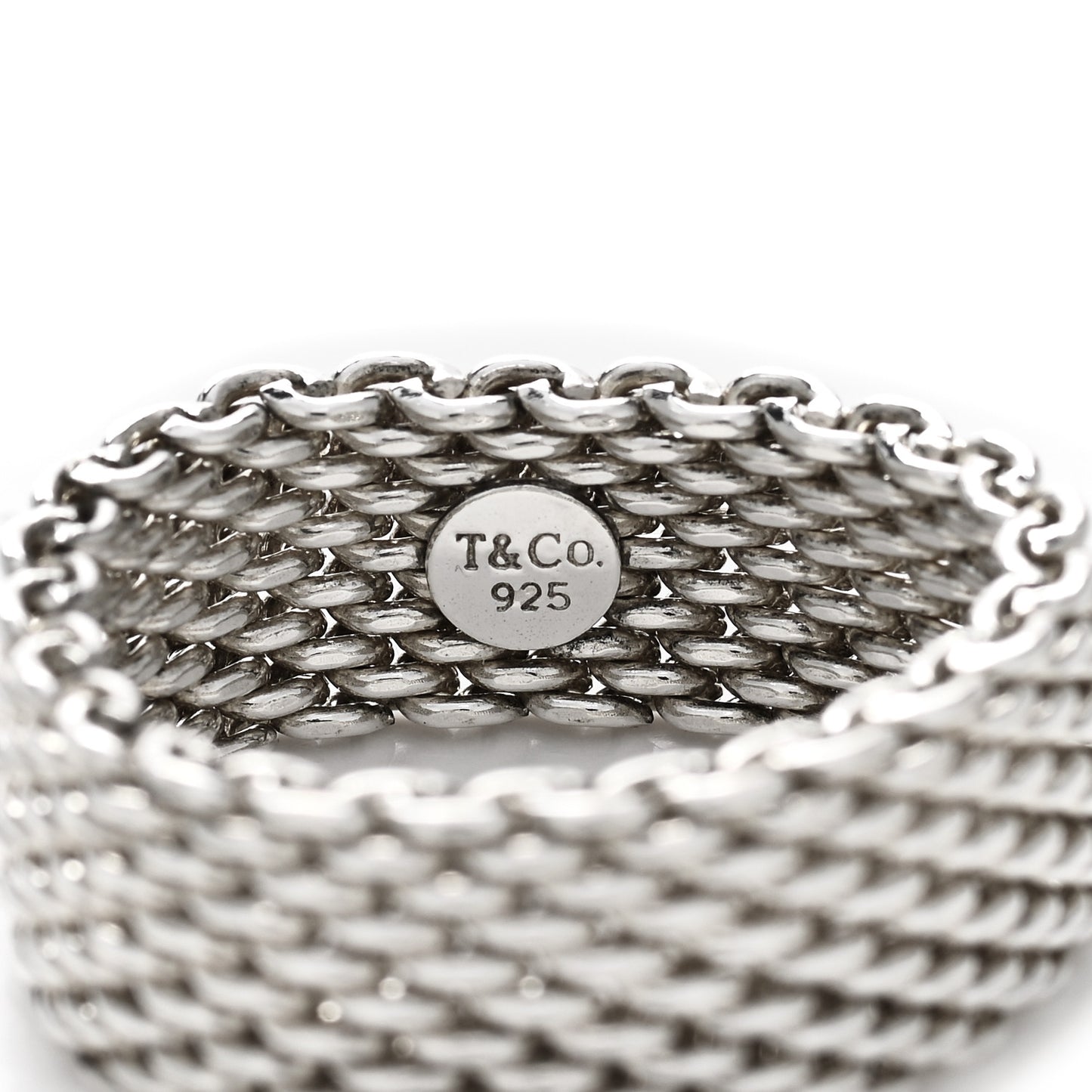 Sterling Silver Somerset Mesh Ring 67 12