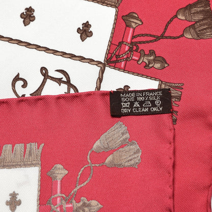 Hermes Silk Vue Du Carosse De La Galere La Reale Pocket Square Scarf 4 of 6