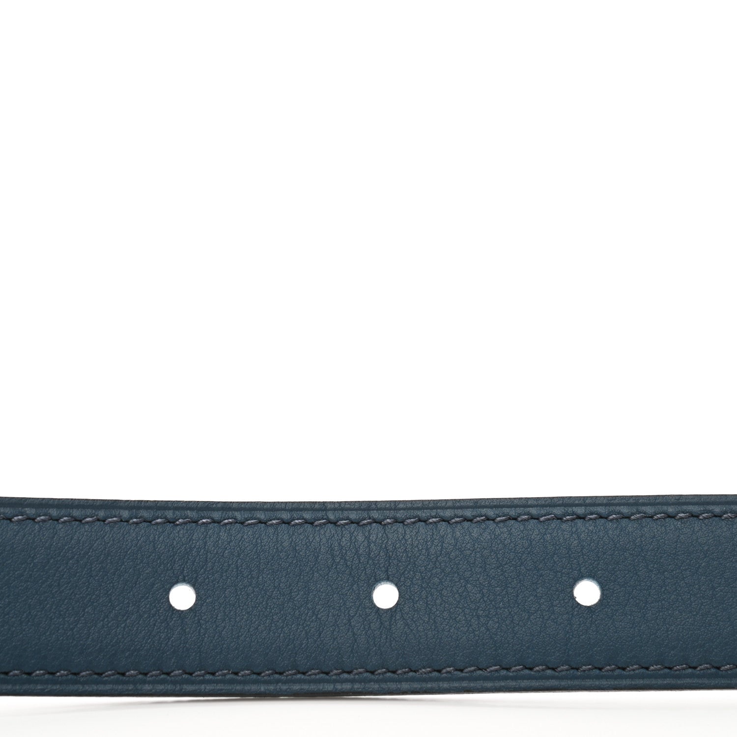 Hermes Epsom Swift Lizard Mini Constance H Belt 85 Navy Bleu Brume Ombre 5 of 5