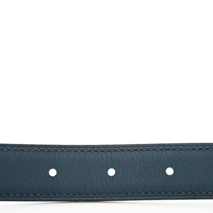 Hermes Epsom Swift Lizard Mini Constance H Belt 85 Navy Bleu Brume Ombre 5 of 5