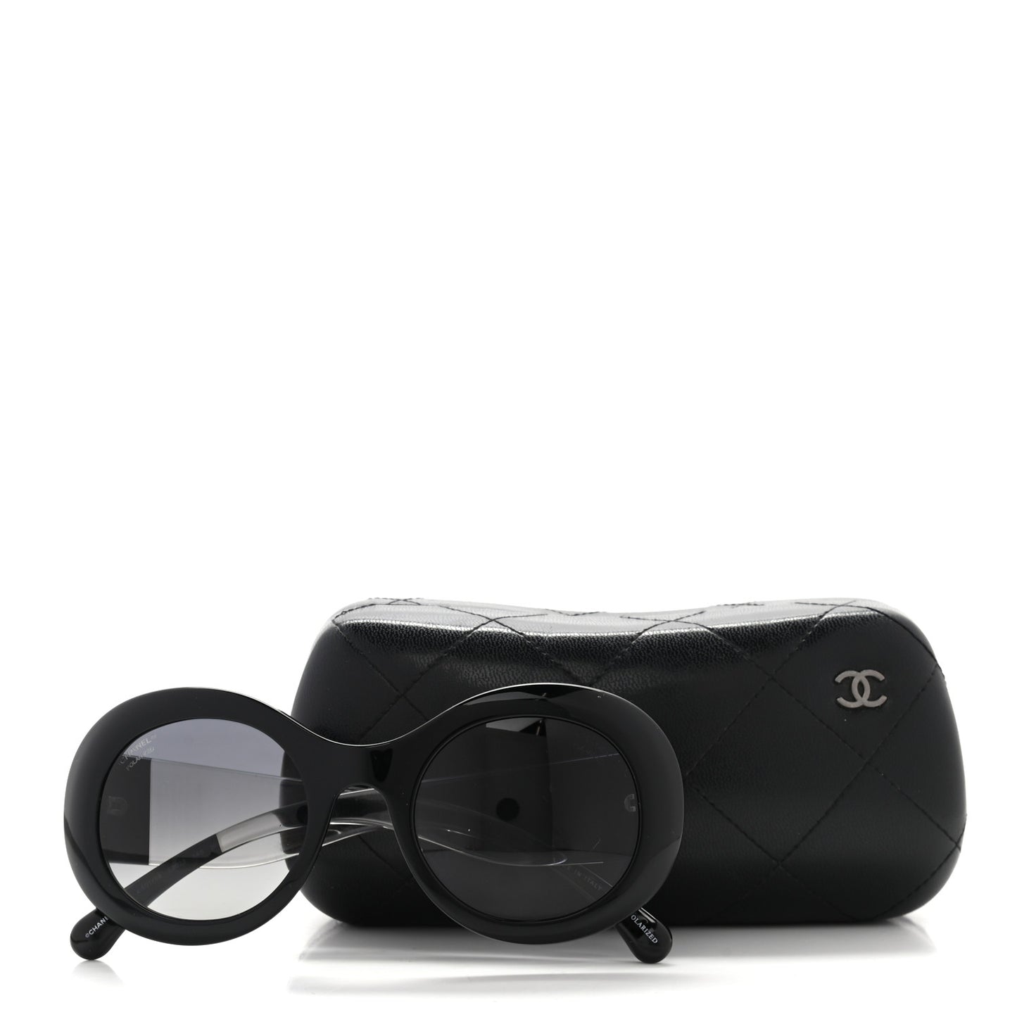 Signature Oval Polarized Sunglasses 5265 Black