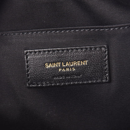 Saint Laurent Velvet Matelasse Monogram Lou Camera Bag Black 7 of 11