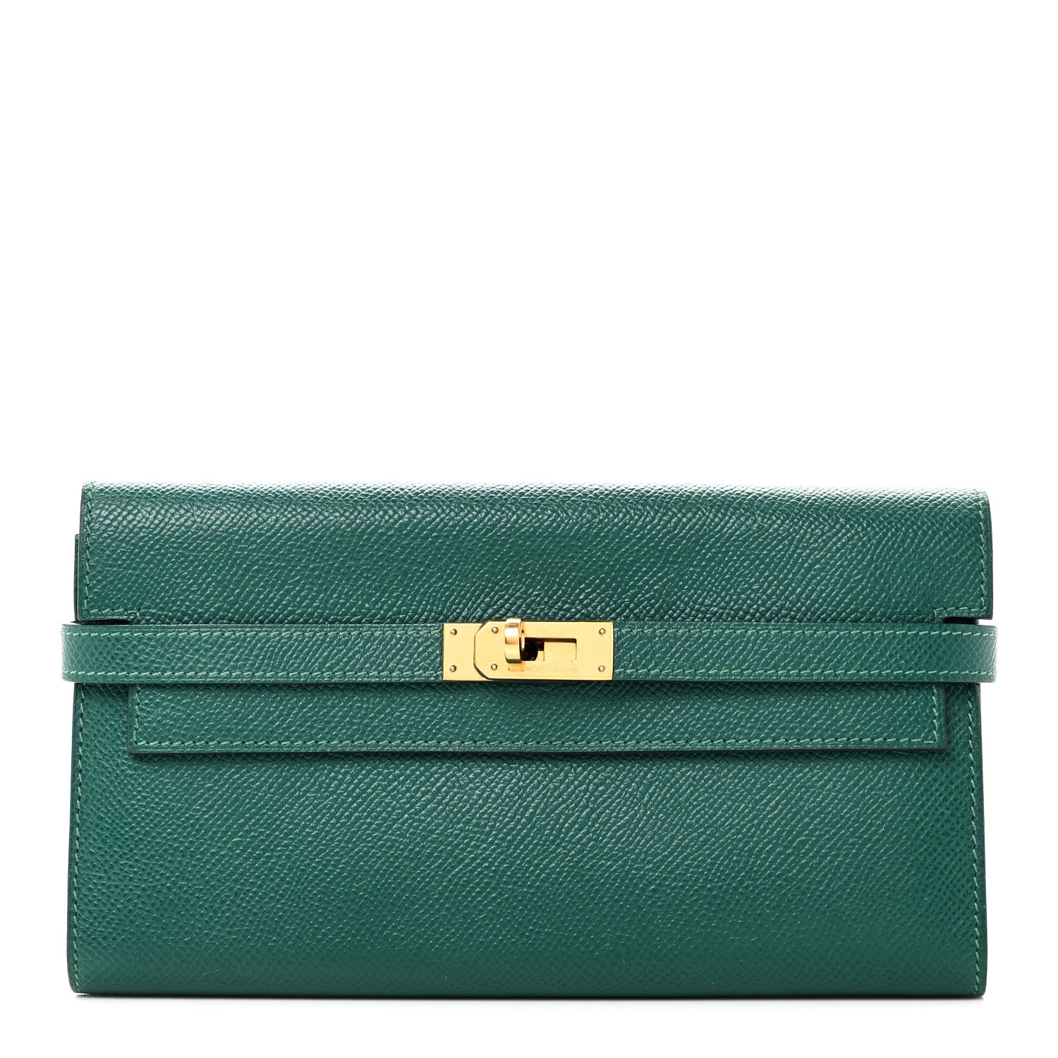 Hermes Epsom Kelly Longue Wallet Malachite 8 of 8