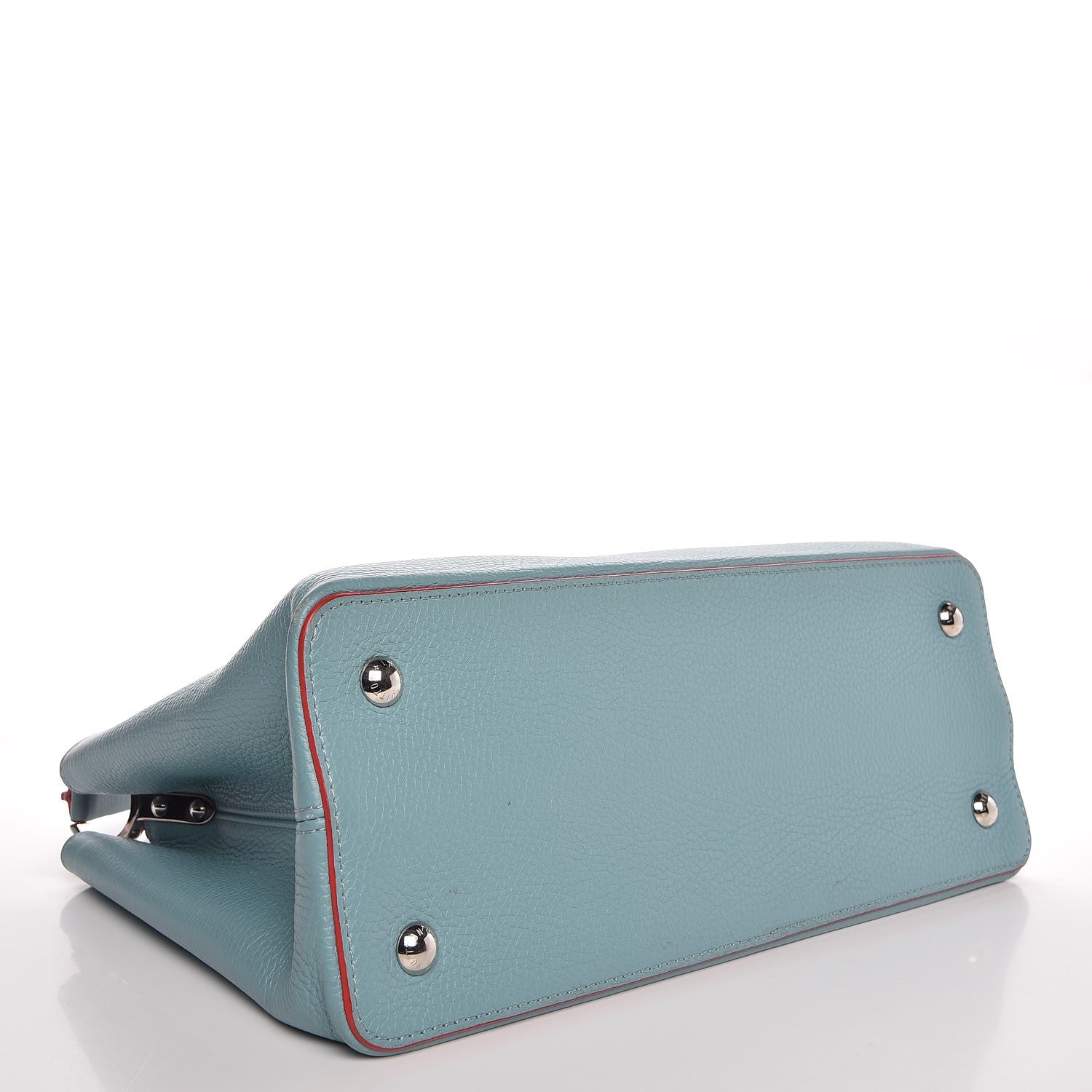 Louis Vuitton Taurillon Capucines MM Ciel 4 of 7