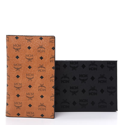 MCM Visetos Passport Holder Cognac 6 of 6
