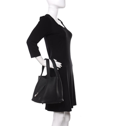 Hermes Taurillon Clemence Picotin Lock 22 MM Black 2 of 11