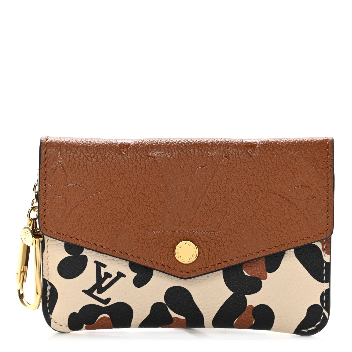 Louis Vuitton Empreinte Monogram Giant Wild At Heart Key Pouch Caramel 1 of 6