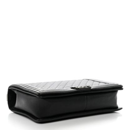 Chanel Caviar Quilted Large Boy Flap Black Black 4 of 11