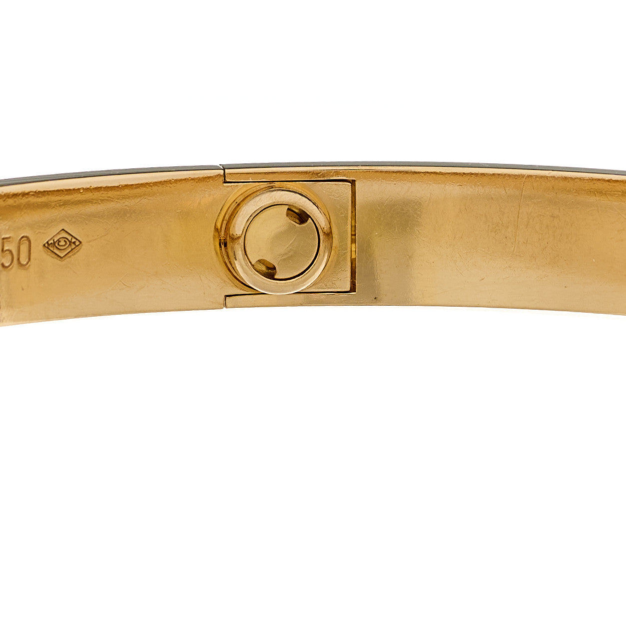 18K Yellow Gold LOVE Bracelet 17
