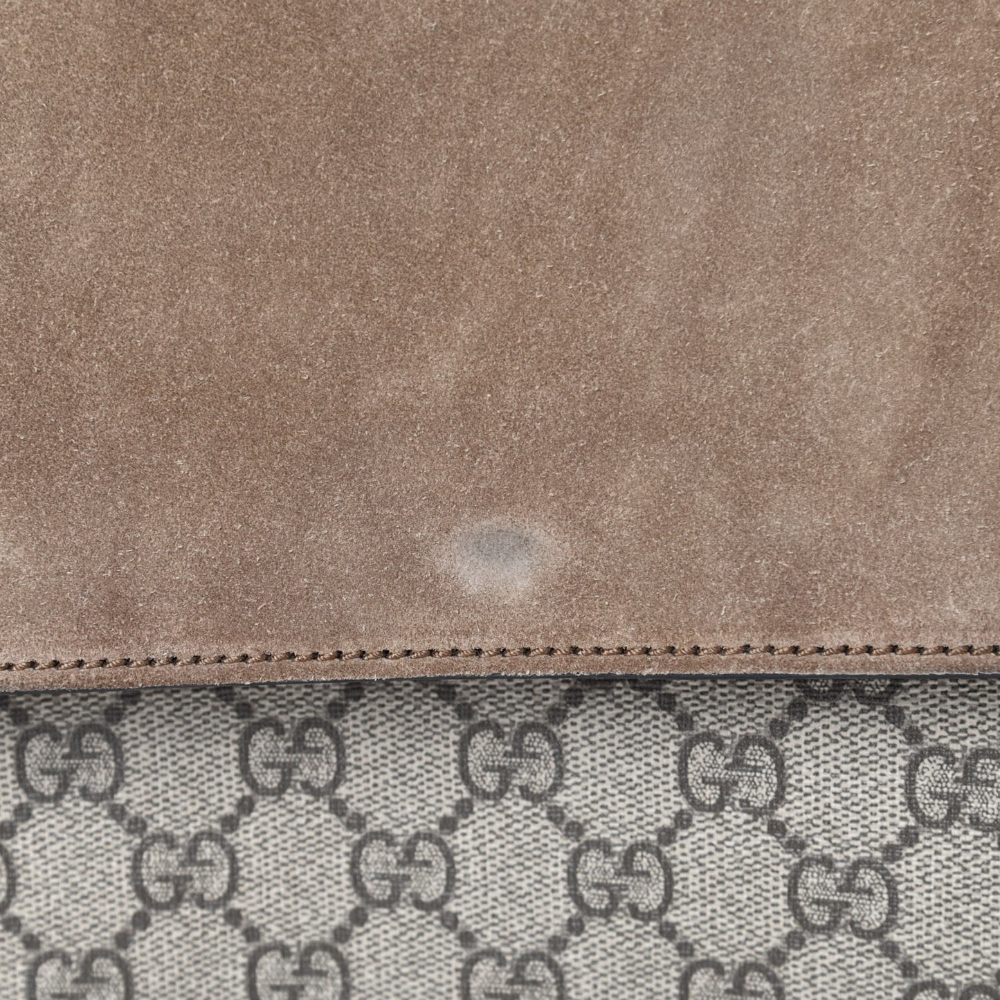 GG Supreme Monogram Medium Dionysus Shoulder Bag Taupe