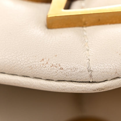 Saint Laurent Lambskin Quilted Small Loulou Puffer Monogram Chain Satchel Crema Soft 12 of 12