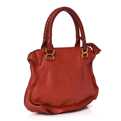 Chloe Calfskin Medium Marcie Satchel Maple Leaf 3 of 8