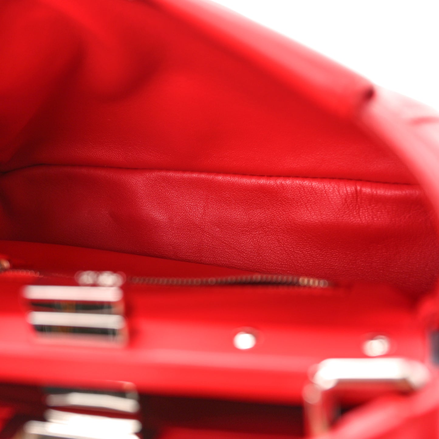 Nappa Mini Peekaboo Iconic Satchel Flamma