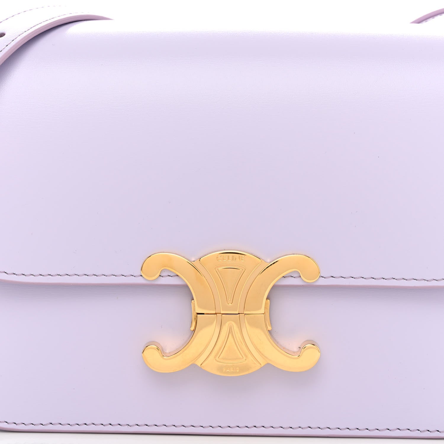 Celine Shiny Calfskin Teen Triomphe Light Lavender 7 of 9