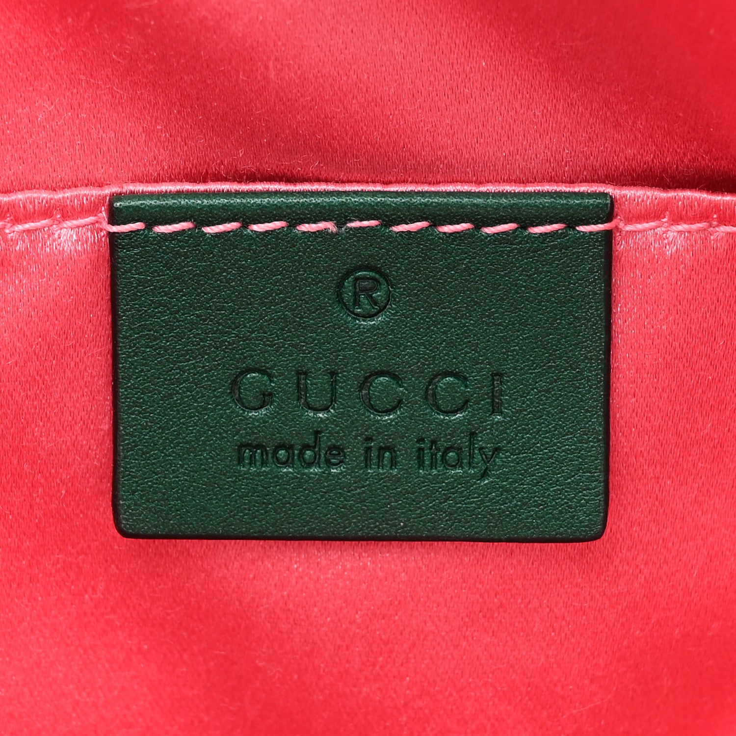Gucci Velvet Matelasse GG Marmont Belt Bag 85 34 Green 6 of 13