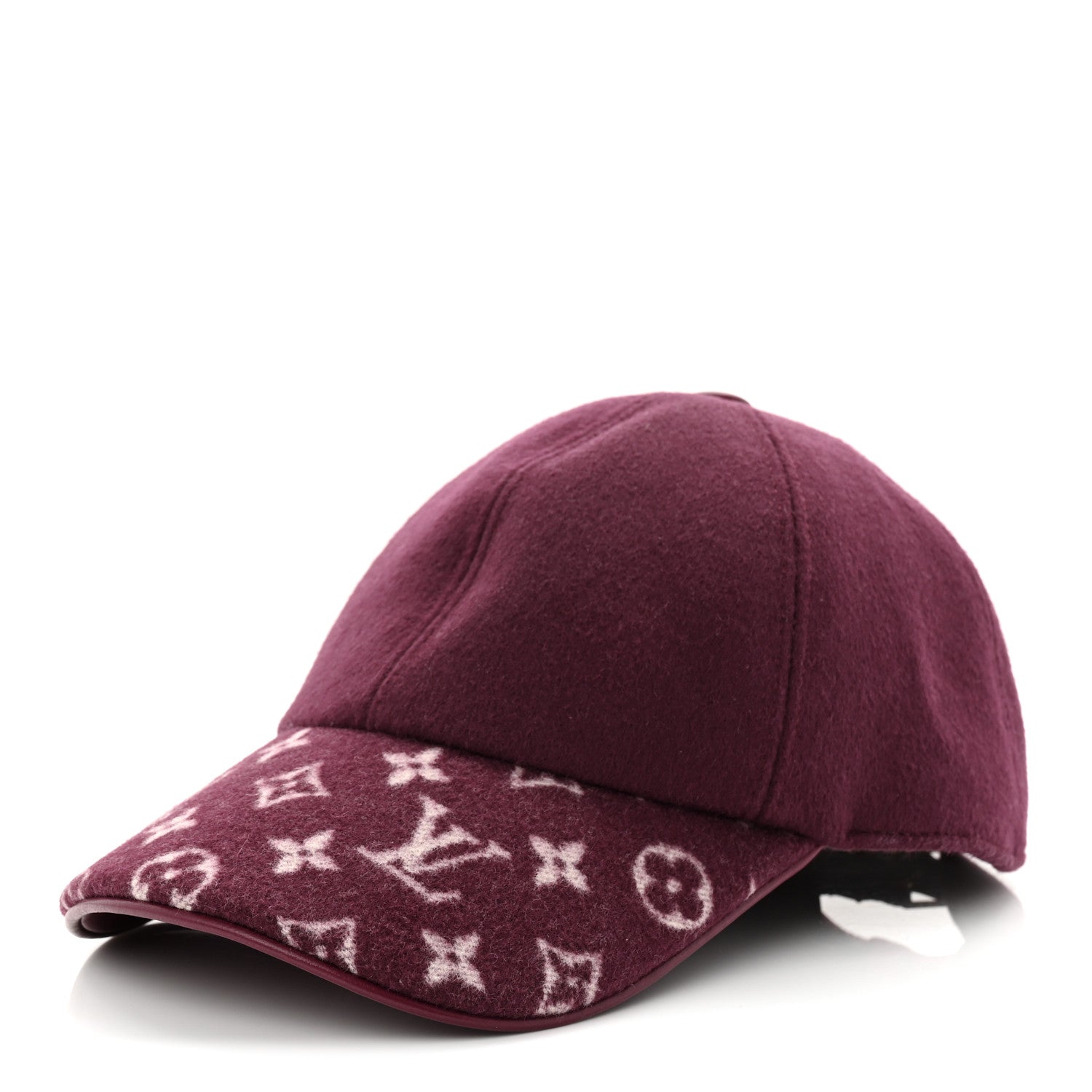 Louis Vuitton Wool Silk Monogram Endless Cap L Bordeaux 1 of 8