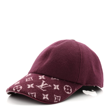 Louis Vuitton Wool Silk Monogram Endless Cap L Bordeaux 1 of 8