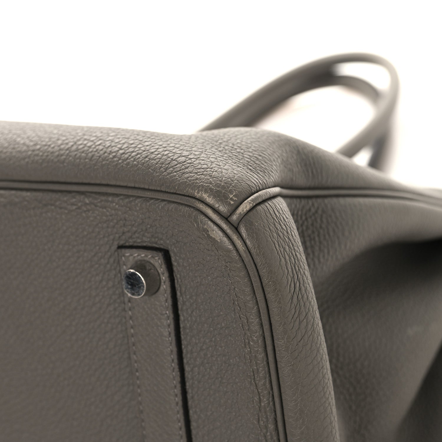Hermes Togo BIRKIN 35 Gris Meyer 12 of 14