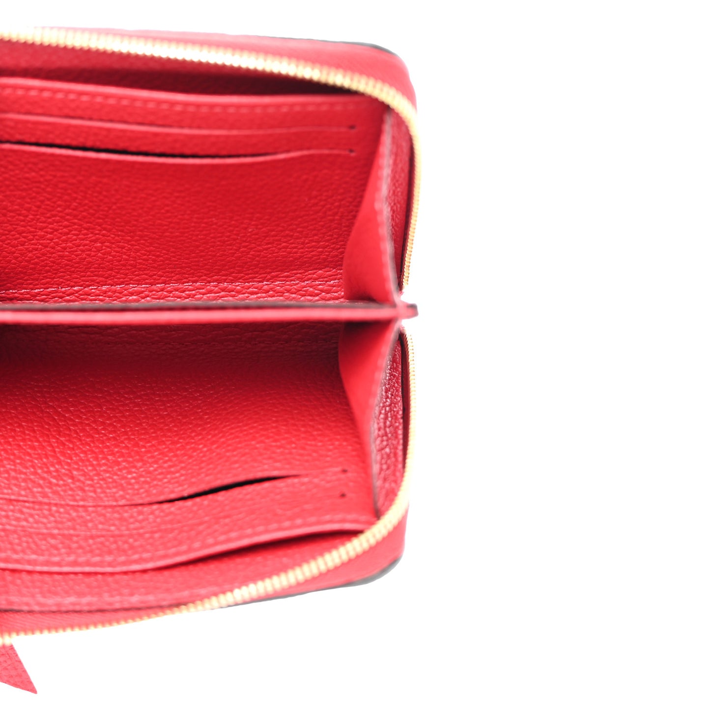 LOUIS VUITTON Empreinte Zippy Coin Purse Scarlet