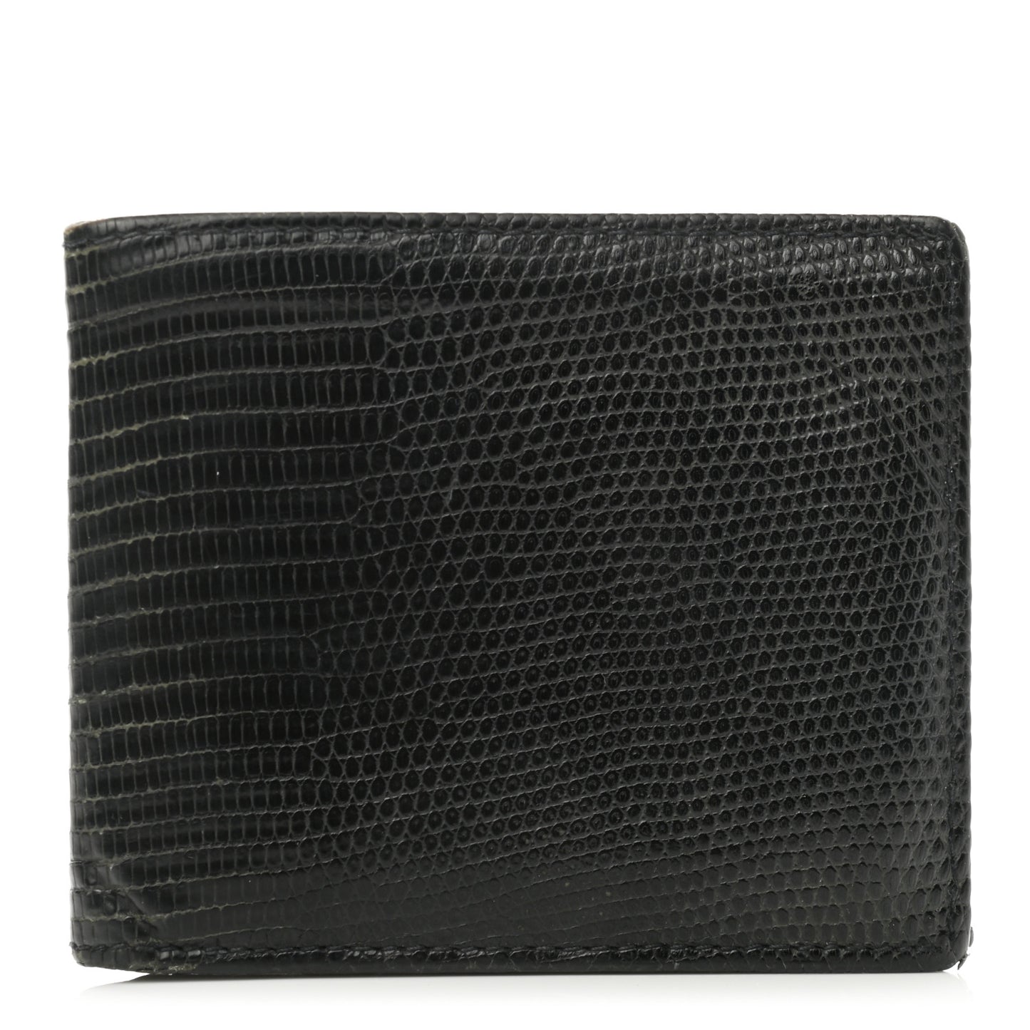 Lizard Bi-Fold Wallet Black