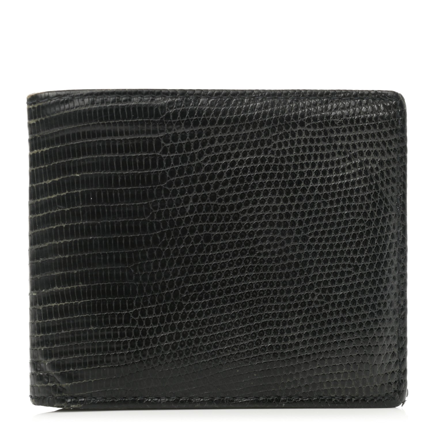 Gucci Lizard Bi-Fold Wallet Black 1 of 10
