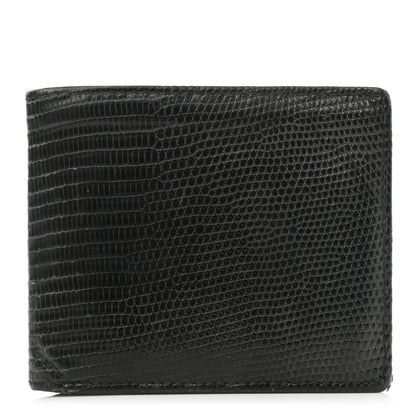 Gucci Lizard Bi-Fold Wallet Black 1 of 10