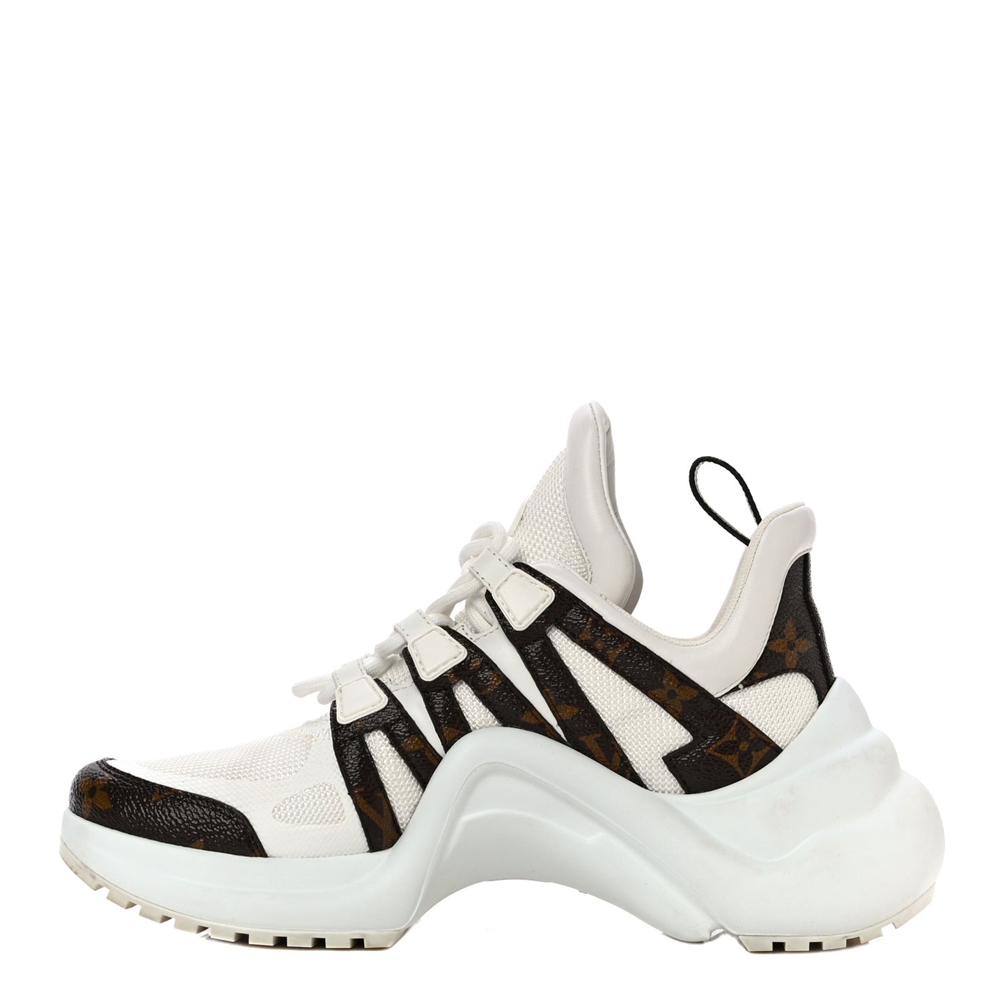 Patent Monogram LV Archlight Sneakers 37 White